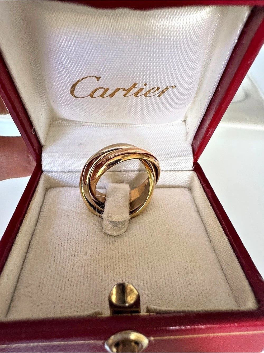 Cartier Trinity Ring, Classic Model Gold